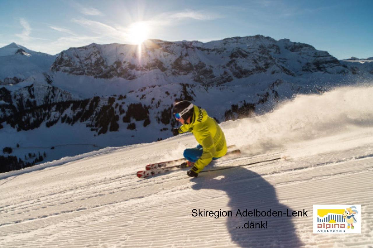 Ferien- Und Familienhotel Alpina Adelboden Exteriör bild